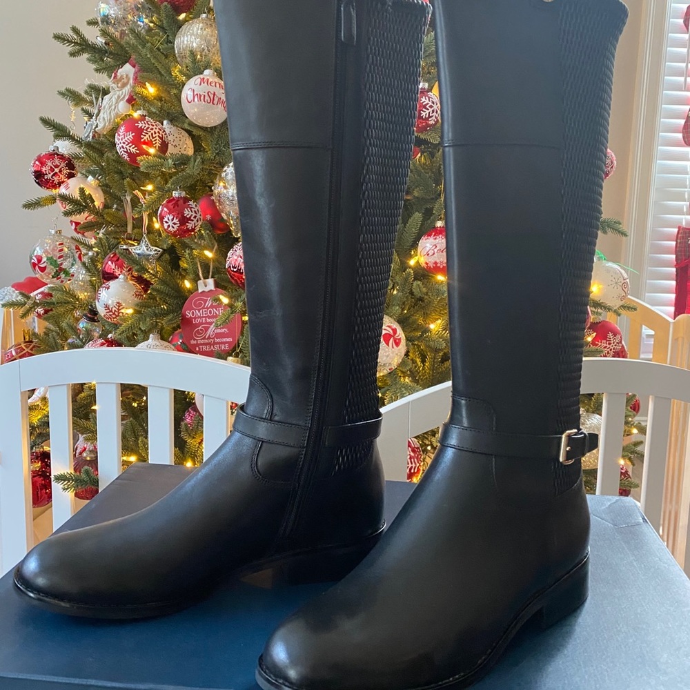 Cole Haan Black Leather Size10 Boot